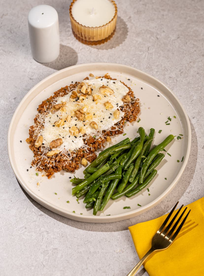 Herbed Ricotta & Beef Ragu - Haricots Verts	