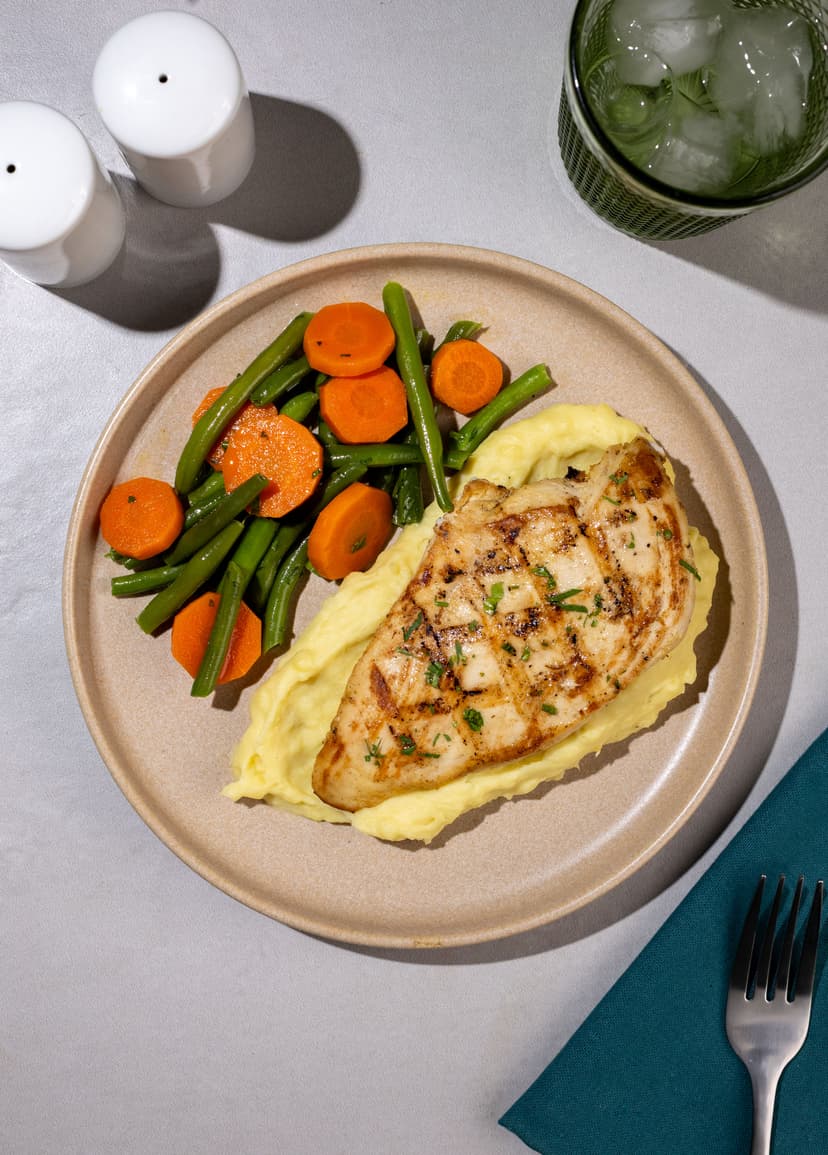 Roasted Chicken & Sweet Potato Purée